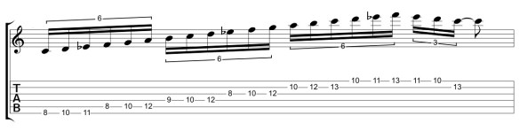 Melodic Minor Ascending 1