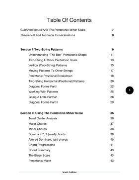 Pent table of contents 1
