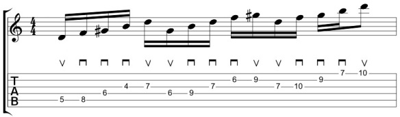 16th Note Initial Picking